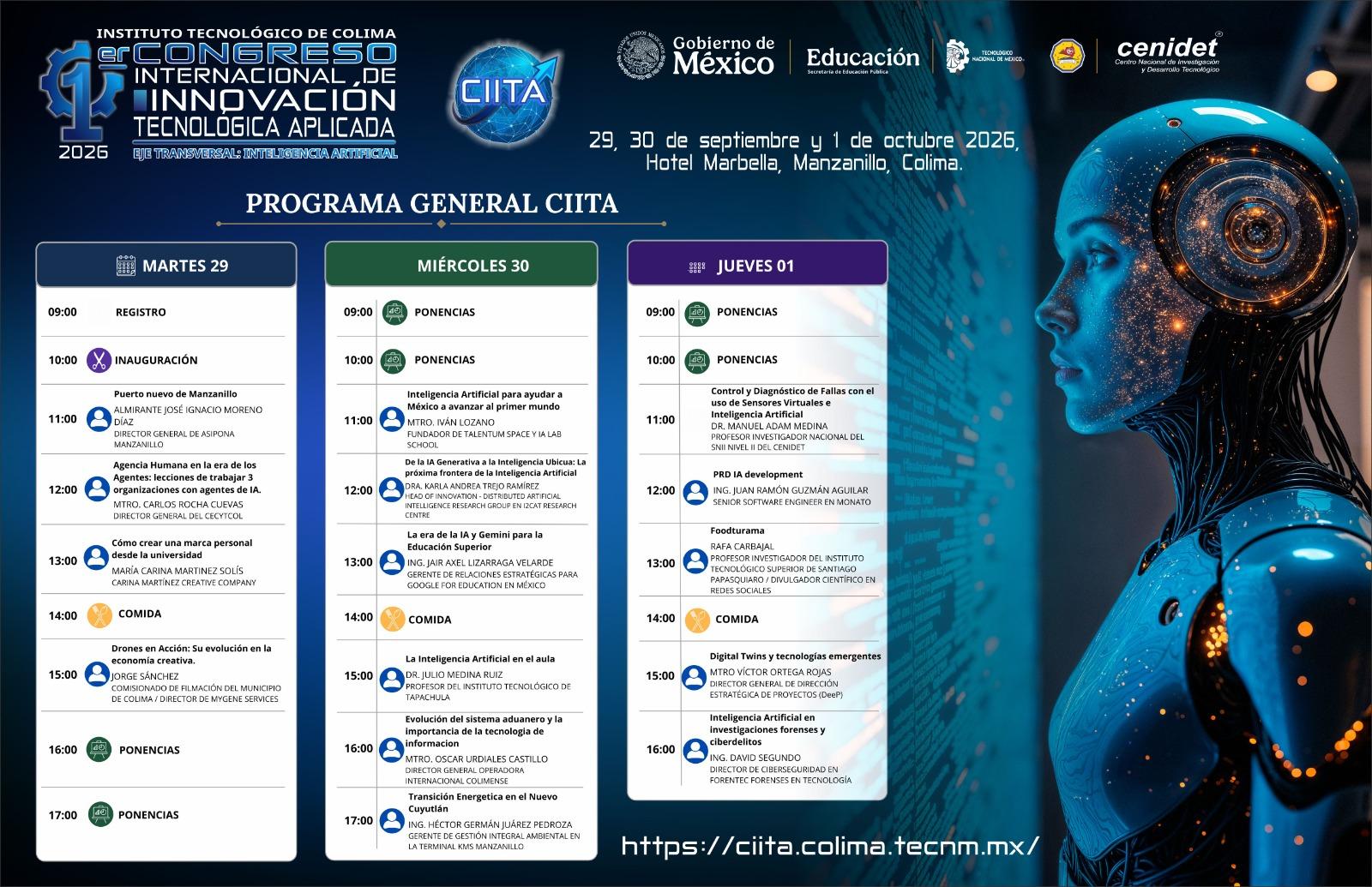 Programa de actividades del Congreso 2026